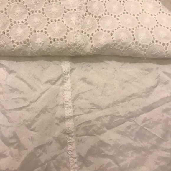 CURRENT Lined Eyelet A Line Midi Skirt - Picture 2 of 3